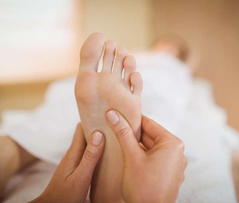 Regeneračná terapia chodidla s prvkami reflexnej masáže
