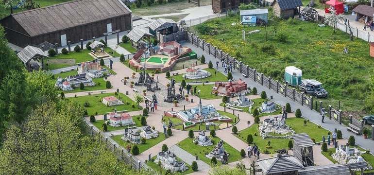 Zábavný park Ogrodzieniec v Poľsku - Park miniatúr