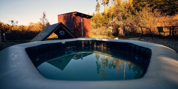 Pobyt v Škandinávskom domčeku - netradičné severské ubytovanie v prírode so saunou v lese a výhľadom na Tatry/Spišské Bystré