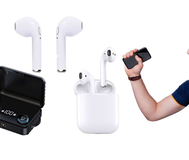 Bezdrôtové Bluetooth súchadlá a HD Stereo a powerbank 2v1