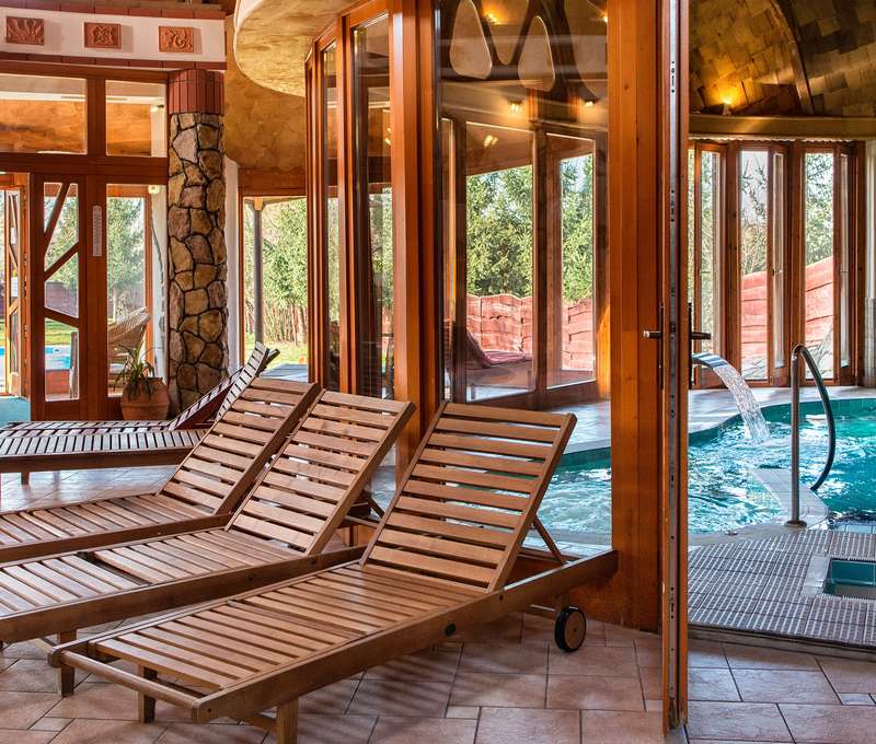 Kompletne vybavená wellness zóna 