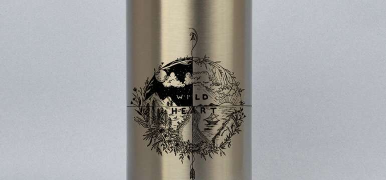 Turistická termoplechovka (500 ml) - kov, plast