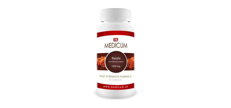 Huba Reishi vo forme tabliet alebo prášku od MEDICUM SK