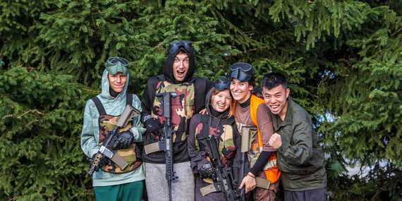 PAINTBALL, AIRSOFT, ARCHERY alebo NERF v Rajeckej Lesnej na Chate Žiar (30 km od Žiliny)/Žilina