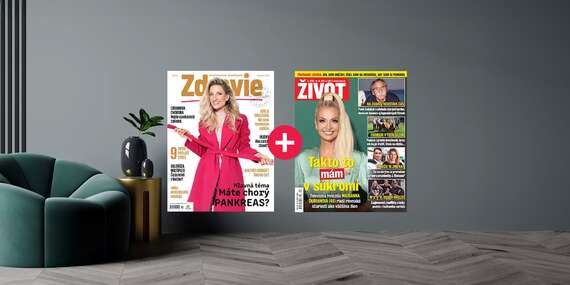 BLACK FRIDAY: Ročné predplatné: Výhodný balík ŽIVOT + ZDRAVIE/Slovensko
