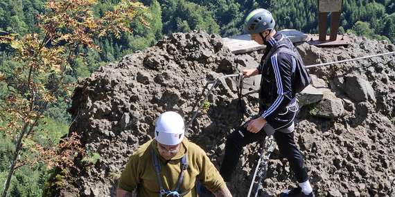 Ferratový kurz - Normal alebo Extrem s inštruktorom v lokalite Skalka pri Kremnici/Kremnica - Skalka pri Kremnici