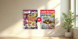 Ročné predplatné mesačníkov DOBRÉ JEDLO a LEPŠIE BÝVANIE