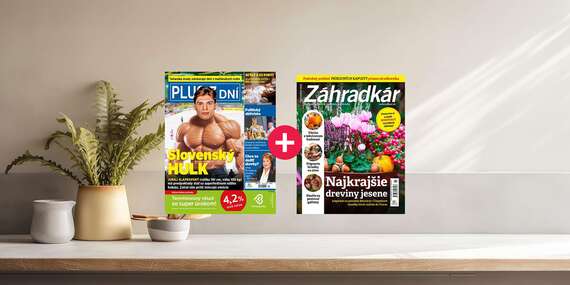 BLACK FRIDAY: Ročné predplatné: Výhodný balík PLUS 7 DNÍ + ZÁHRADKÁR/Slovensko