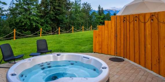 Diamond Glamp s vlastní vířivkou a snídaní doručenou až ke dveřím/Polsko - Vysoké Tatry - Poronin