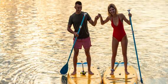 Objavte vzrušujúce vodné športy - kurzy Paddleboardingu, Foil pumpingu a Downwinderu/Trenčín - Lodenica