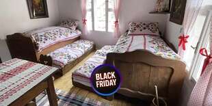 Tradičná slovenská drevenica v srdci Slovenska