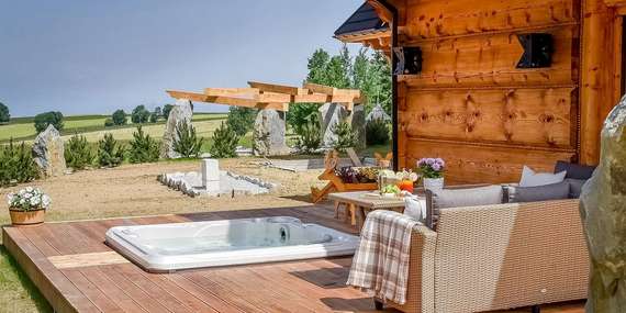 Osada Gòralska Ostoja s privátnou vírivkou pri Zakopanom/Poľsko - Zakopané - Nowe Bystre