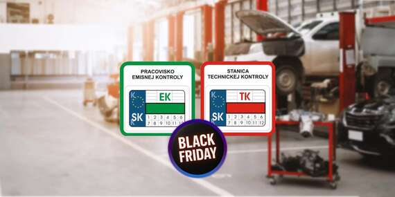 BLACK FRIDAY: Technická a emisná kontrola osobného, nákladného vozidla alebo motocykla / Bratislava – Ružinov
