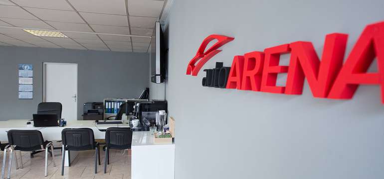 Interiér servisu autoARENA