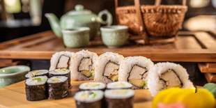 Vegetariánsky sushi set