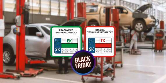 BLACK FRIDAY: Technická a emisná kontrola osobného auta, nákladného vozidla či motocykla / Bratislava – Rača, Ružinov