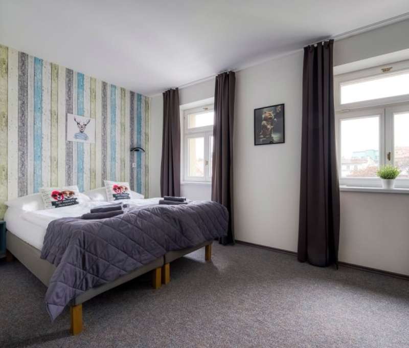 Villa Wagner: Moderní pokoje a studia přímo v centru Prahy