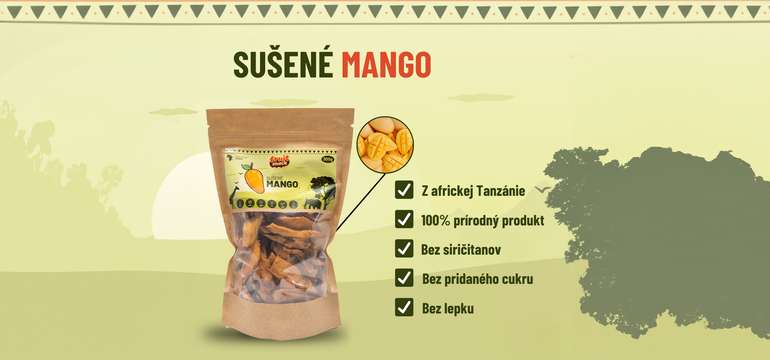 Sušené mango priamo z Afriky