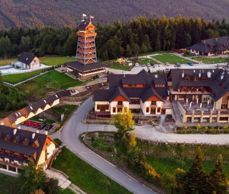 Hotel Beskidzki Raj*** Medical SPA sa nachádza v krásnej dedinke Zawoja