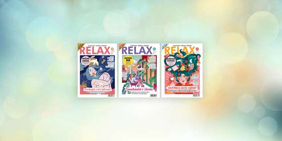 RELAX – Ročné predplatné pre ženy, ktoré chcú žiť aktívne a zdravo/Slovensko