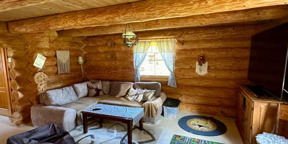 Ubytování v rodinném Srubu Liptovec na Liptově se saunou a koupací kádí - až pro 11 hostů/Slovensko - Liptovská Porúbka