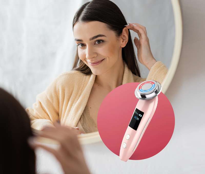 Rádiofrekvenčný prístroj EMS Beauty až na 7 kozmetických procedúr ako zo salóna