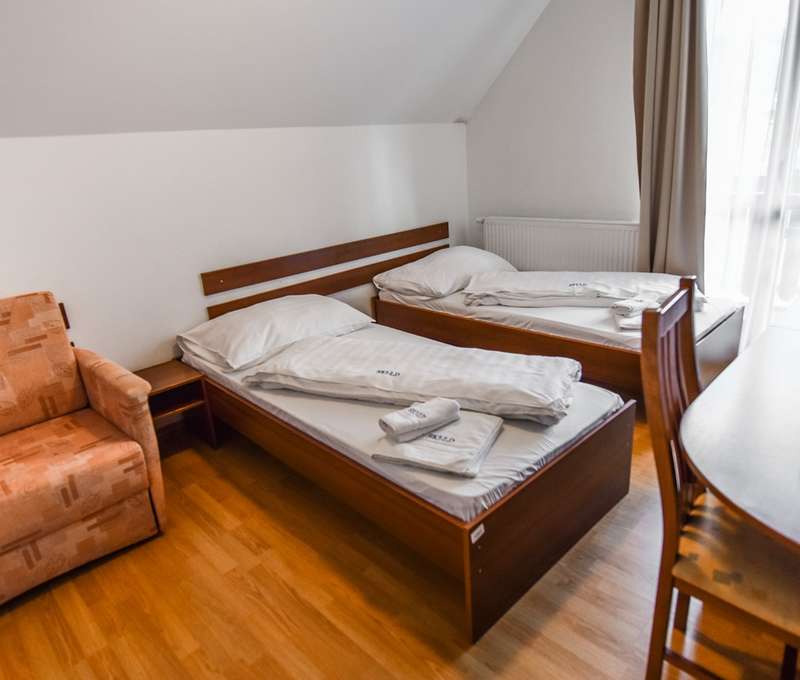 Resort Levočská Dolina poskytuje ubytovanie v 4 budovách
