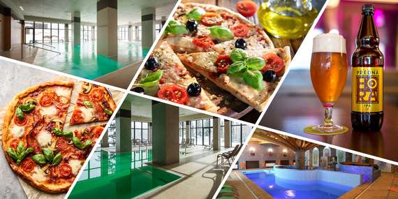 Pizza podľa výberu a 4-hod. vstup do wellness na Prednej Hore pre 2 osoby / Muráň - Predná Hora