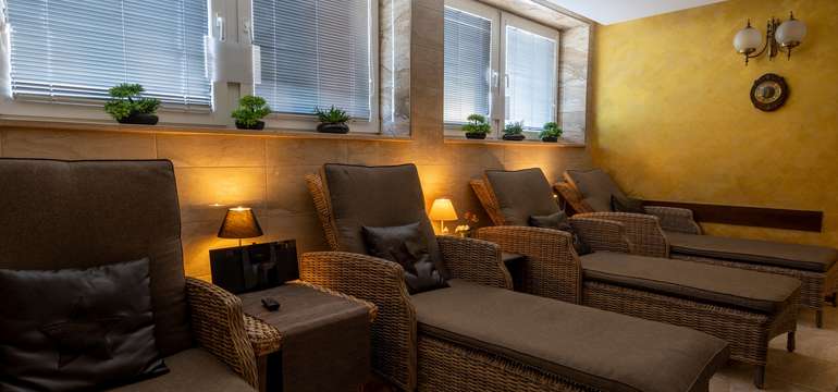 Privátne butikové wellness: fínska sauna, jacuzzi, wellnes sprchy, relax miestnosť s občerstvením