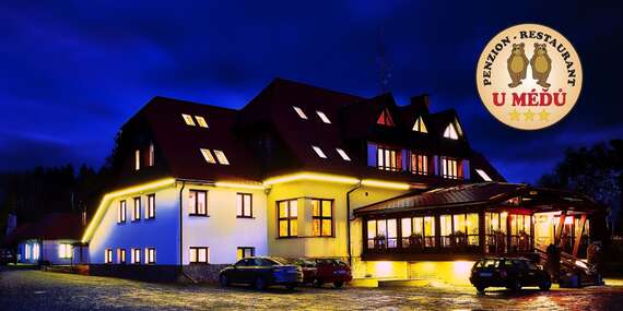 Pohoda v rodinném penzionu na Šumavě u Lipna "U Méďů" -
relax s polopenzí, wellnessem, bazénem a dalšími možnostmi/Lipno - Horní Planá