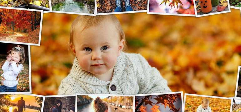 Koláž na plátne z vlastných fotografií - veľa rozmerov na výber