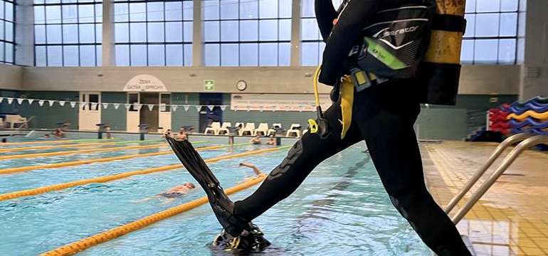 Kurz potápania v centre Academia Aquatica