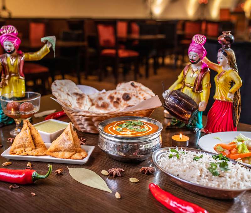 Indické menu v 3 chodoch v Punjabi Dhaba