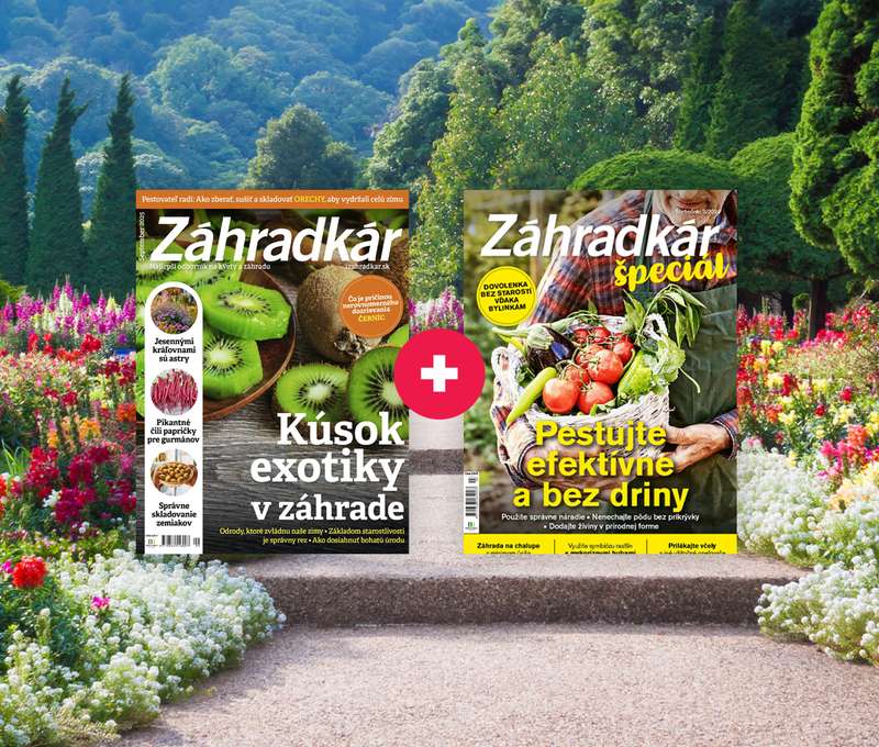 Ročné predplatné mesačníka ZÁHRADKÁR a časopisu ZÁHRADKÁR ŠPECIÁL