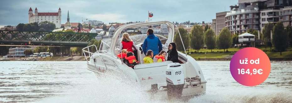 Plavba motorovým člnom po Dunaji