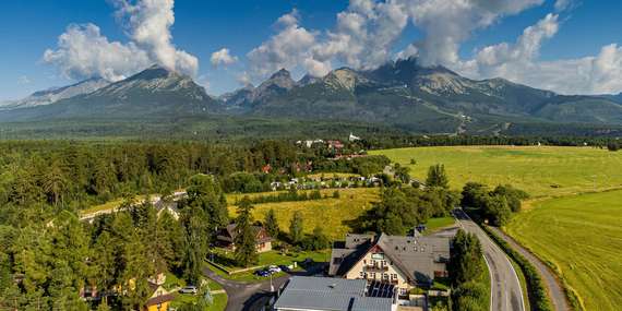 Penzión Lomnicky s výhľadom na Lomnický štít so stravou a vstupom do útulného wellness/Vysoké Tatry - Stará Lesná