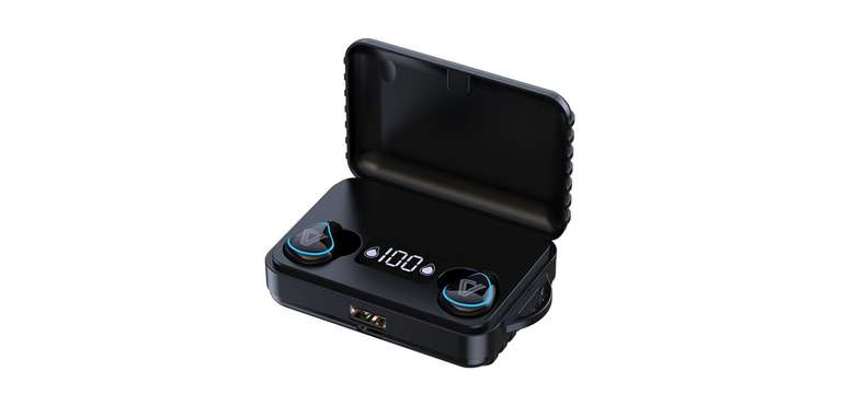 Bluetooth slúchadlá HD Stereo a powerbank 2v1