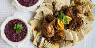 Pečená kačica v Oáze pri Draždiaku pre 2 - 4 osoby