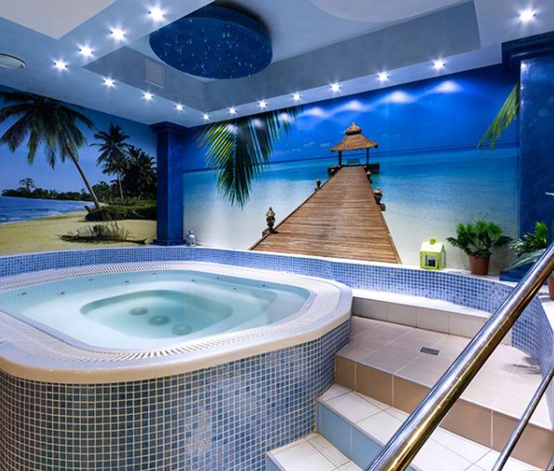 Relaxačné prostredie wellness centra v penzióne Anka** Hriňová