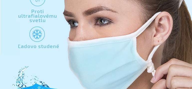 Chladivé a rúško na leto s UV ochranou UPF50+