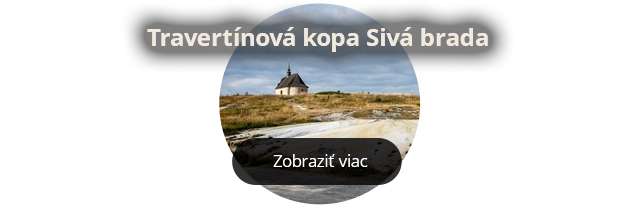 Travertínová kopa Sivá brada