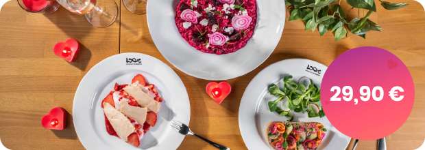 Valentin v Loove restaurant by Vegana Bratislava