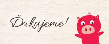 3 x ďakujeme