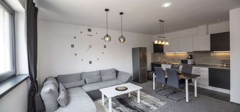 Nově vystavené  Apartmány Grasel jsou moderně vybavené