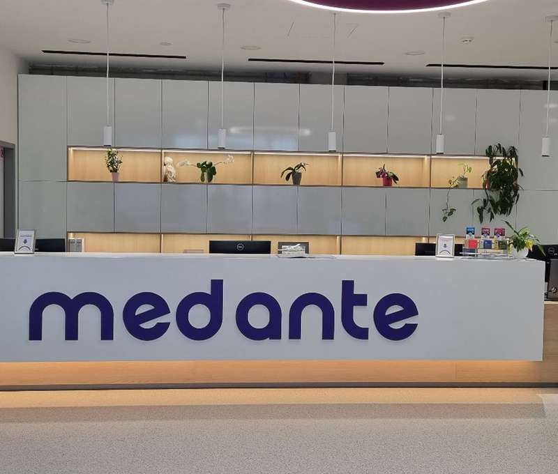 Poliklinika MEDANTE recepcia 