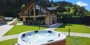 Horský chalet na brehu Dunajca s vírivkou pre až 6 osôb
