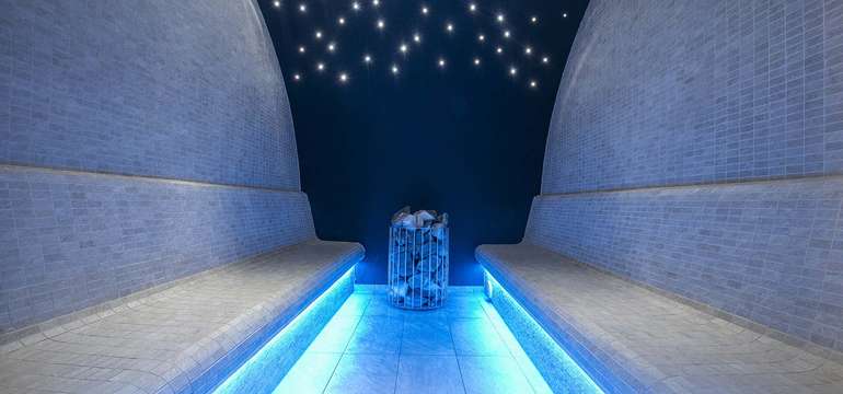 Sauna vo wellness centre
