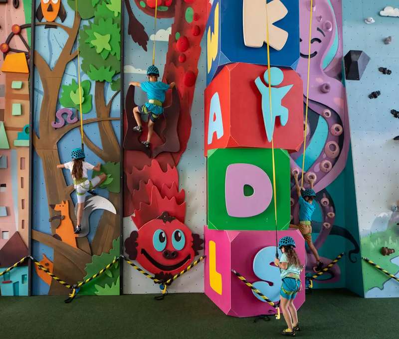 Vstup na detskú lezeckú stenu KIDSWALL