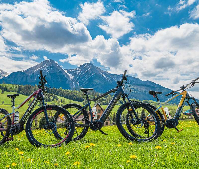 Zapožičanie horského elektrobicykla v Ždiari pre celú rodinu