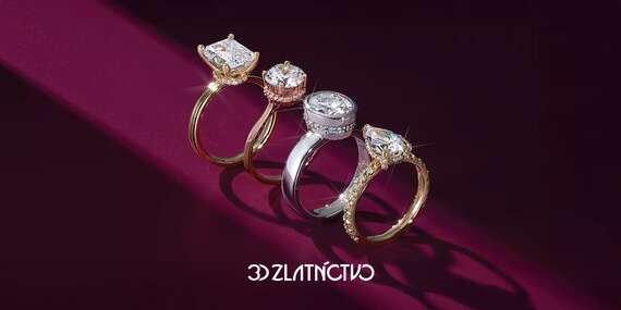 Darčeková poukážka do 3D Zlatníctva na hotové šperky alebo vlastný dizajn / Bratislava - Ružinov